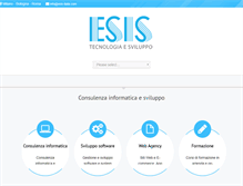 Tablet Screenshot of esis-italia.com